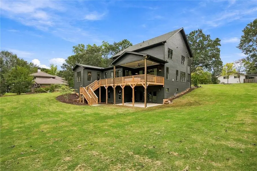 Exterior details and patio area of a home in , Smyrna (Image 38).