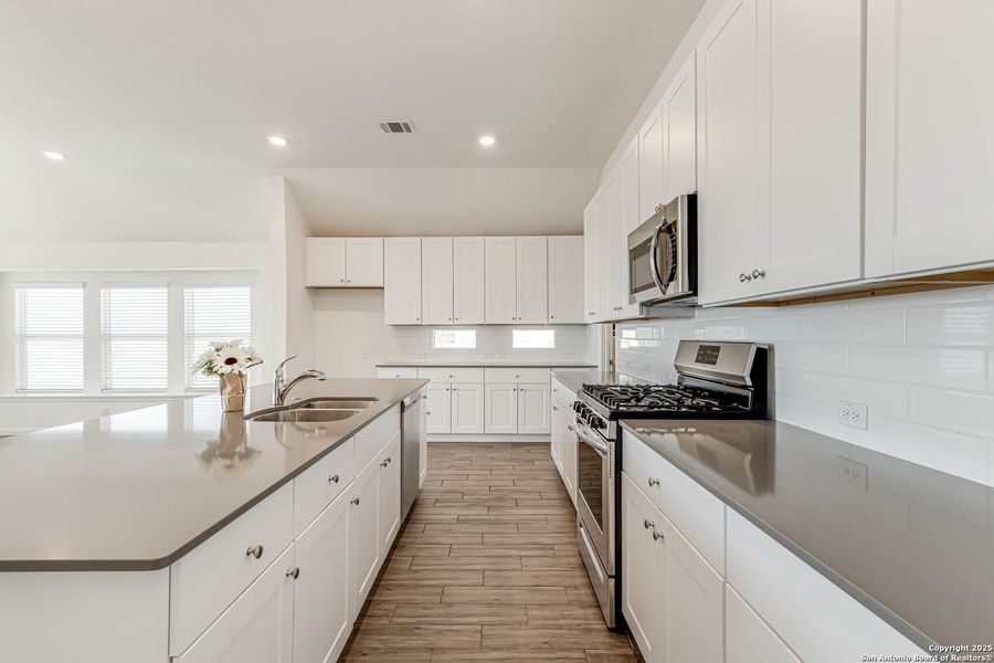 Furnished interior view inside a new home in Johnson Ranch: Brookstone II Collection, Bulverde (Image 8).