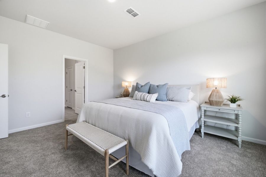 Furnished interior view inside a new home in Providence Oaks, Fuquay Varina (Image 9). Furnished interior view inside a new home in Providence Oaks, Fuquay Varina (Image 9).
