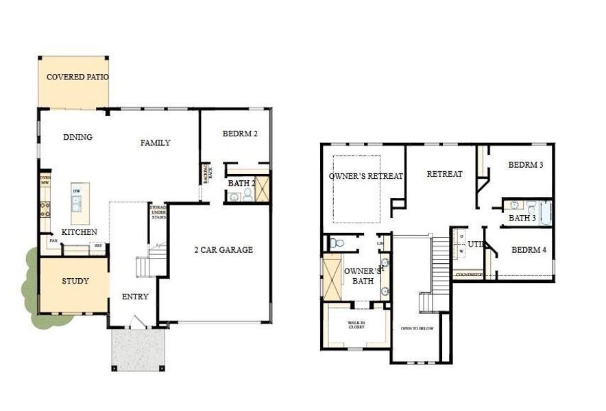 2D floor plan layout of this home in Hardy Pond, Rock Hill, SC (Image 5). 2D floor plan layout of this home in Hardy Pond, Rock Hill, SC (Image 5).