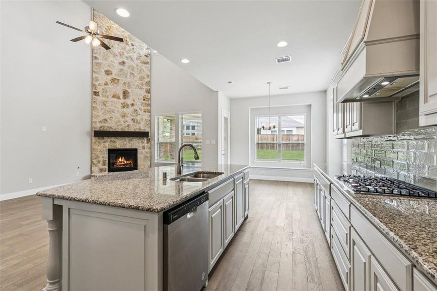 Furnished interior view inside a new home in Lake Shore Village, Rowlett (Image 11).