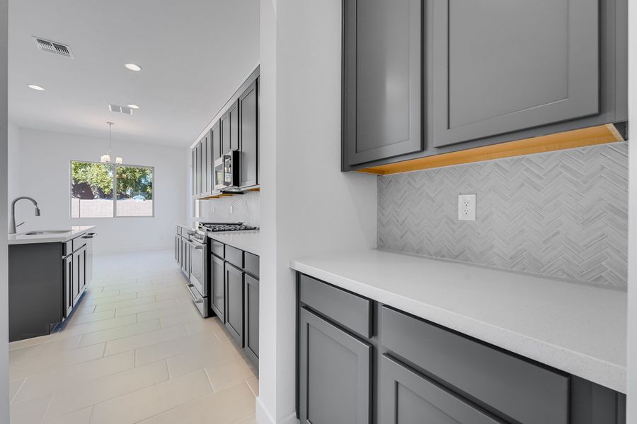 Representative furnished interior of a home built from the Revere by Taylor Morrison in Combs Ranch Landmark Collection, San Tan Valley (Image 6).