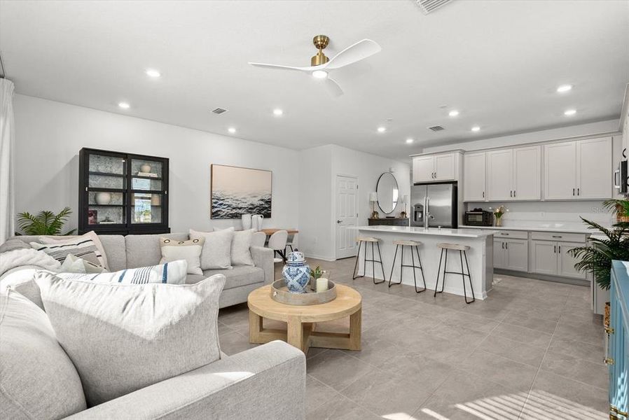 Furnished interior view inside a new home in , Sarasota (Image 6).