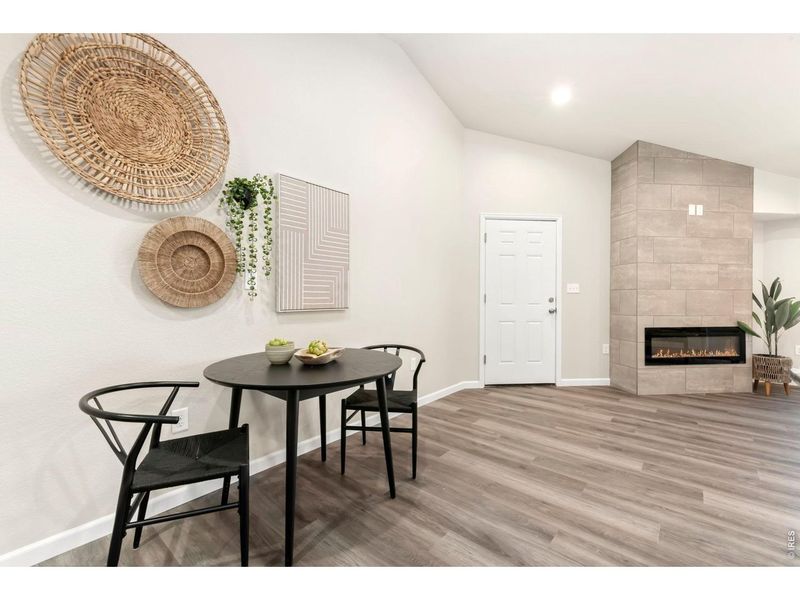 Furnished interior view inside a new home in , Denver (Image 18).