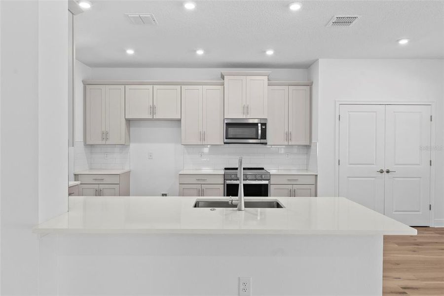 Furnished interior view inside a new home in , St. Petersburg (Image 9).