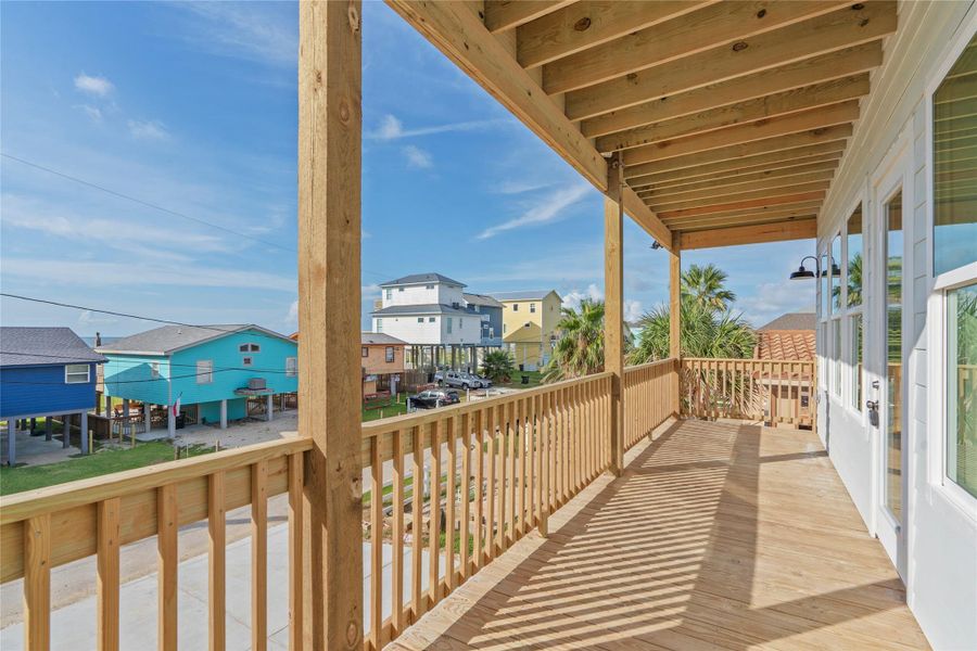 Beach View off 2nd Floor Deck