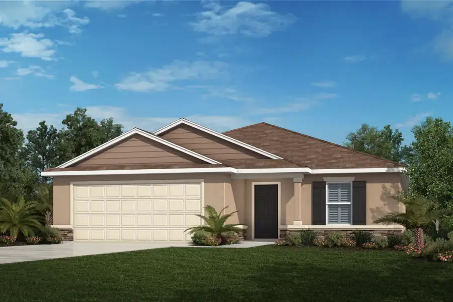 Exterior F with optional stone Exterior F with optional stone