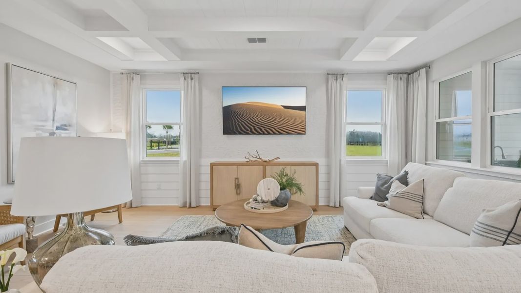Furnished interior view inside a new home in Ardisia Park, New Smyrna Beach (Image 16).