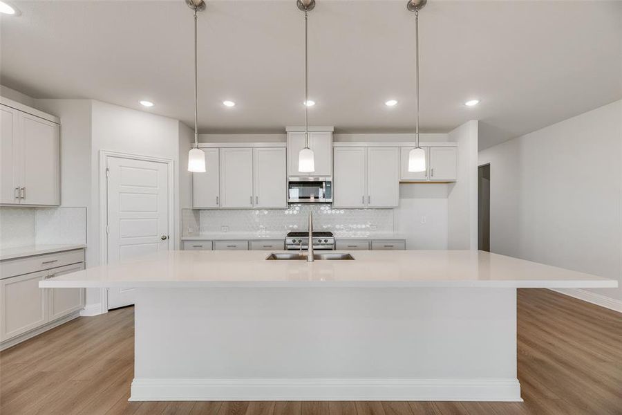 Furnished interior view inside a new home in Sutton Fields, Celina (Image 5). Furnished interior view inside a new home in Sutton Fields, Celina (Image 5).