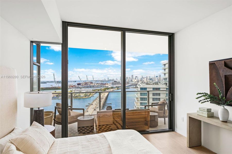 Furnished interior view inside a new home in , Miami Beach (Image 17).