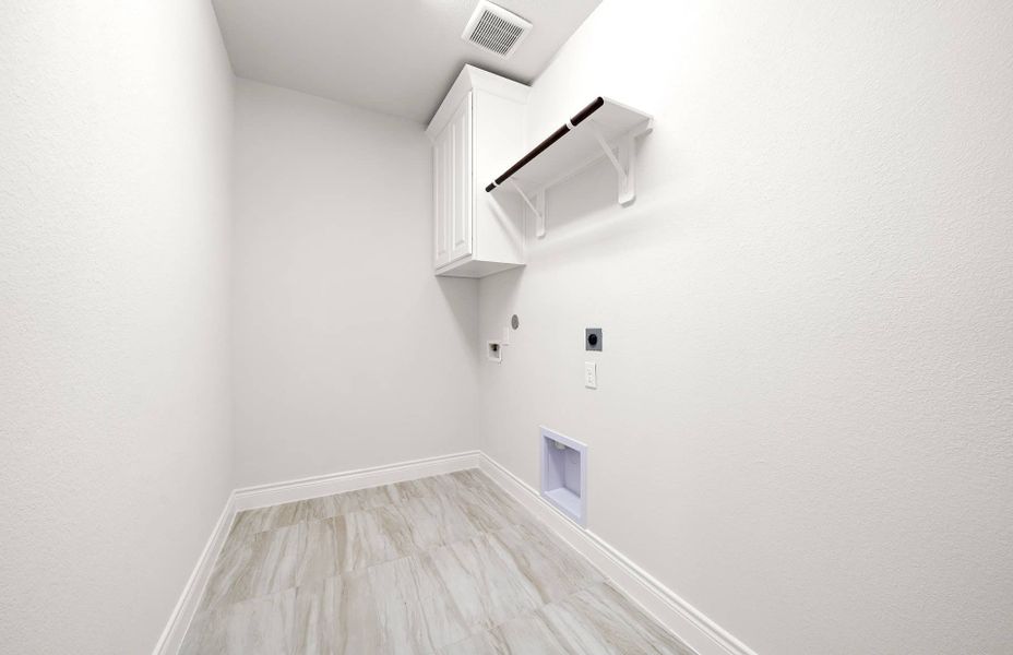 Representative unfurnished interior of a home built from the 3070AU by Ravenna Homes in Audubon 60′, Magnolia (Image 33).