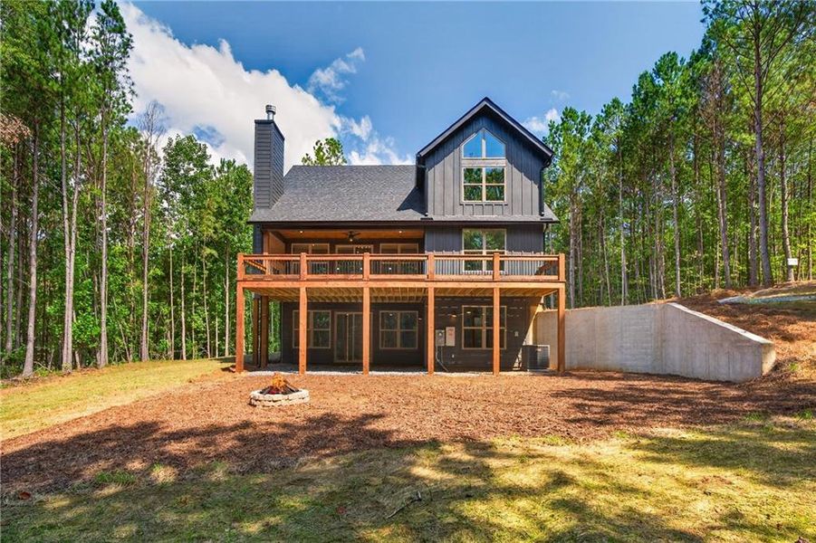 In-progress construction of a new home in , Ellijay, GA (Image 50).