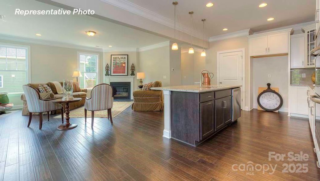 Furnished interior view inside a new home in Sanctuary at Southgate, Indian Trail (Image 37).