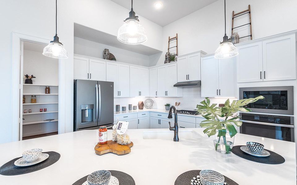 Representative furnished interior of a home built from the Sonora by CastleRock Communities in Solterra, Mesquite (Image 6).