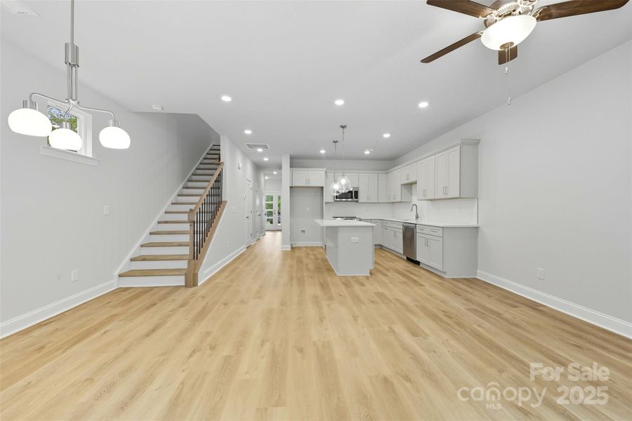 Furnished interior view inside a new home in , Charlotte (Image 8).