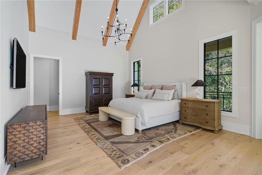 Furnished interior view inside a new home in Crossroads, Alpharetta (Image 40).