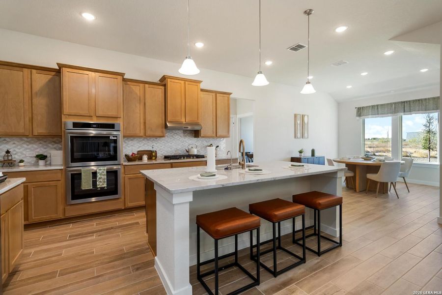 Furnished interior view inside a new home in Alamo Estates, San Antonio (Image 27).