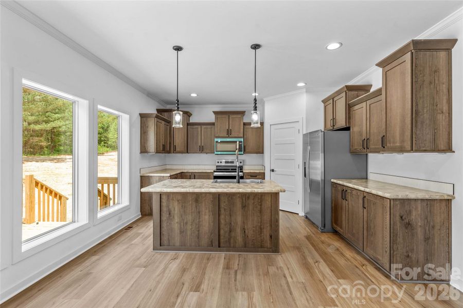 Furnished interior view inside a new home in , Catawba (Image 13).