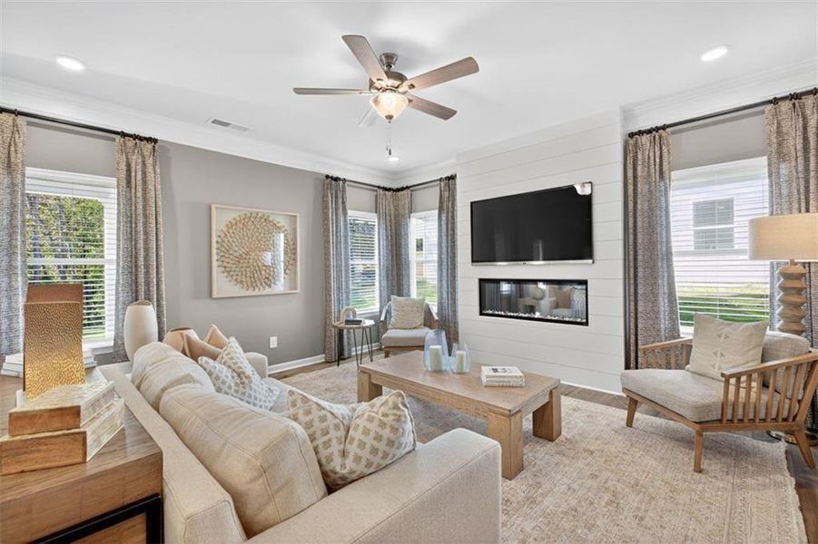 Furnished interior view inside a new home in North Haven, Rome (Image 28). Furnished interior view inside a new home in North Haven, Rome (Image 28).