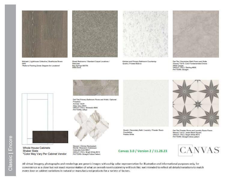 Interior Design Selections. *Home is under construction, design selections are subject to change. Interior Design Selections. *Home is under construction, design selections are subject to change.