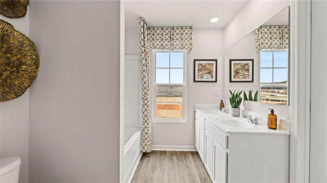 Furnished interior view inside a new home in Echo Glen, Stockbridge (Image 8). Furnished interior view inside a new home in Echo Glen, Stockbridge (Image 8).