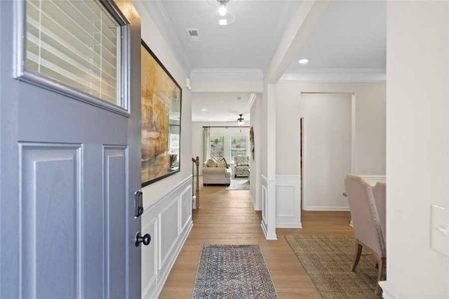 Furnished interior view inside a new home in The Stiles, Cartersville (Image 3).