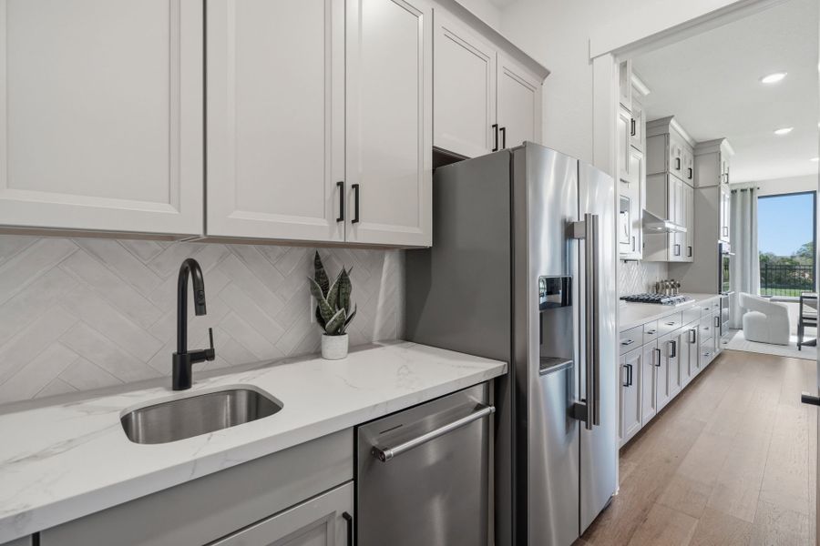Representative furnished interior of a home built from the Gillett by Pulte Homes in Corley Farms, Boerne (Image 5).