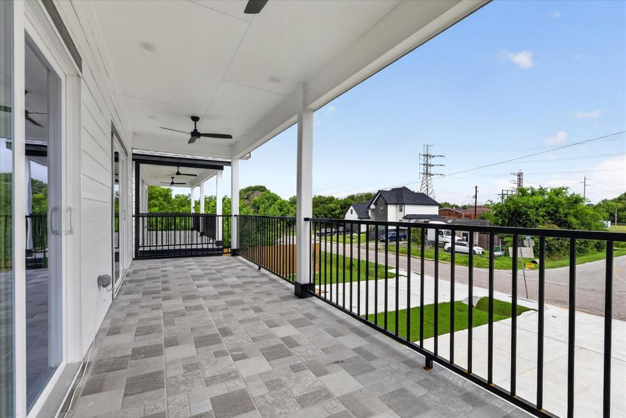 Exterior details and patio area of a home in , Houston (Image 4).