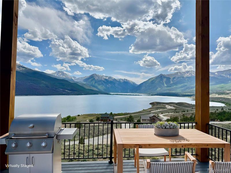 Virtually staged New construction upper deck