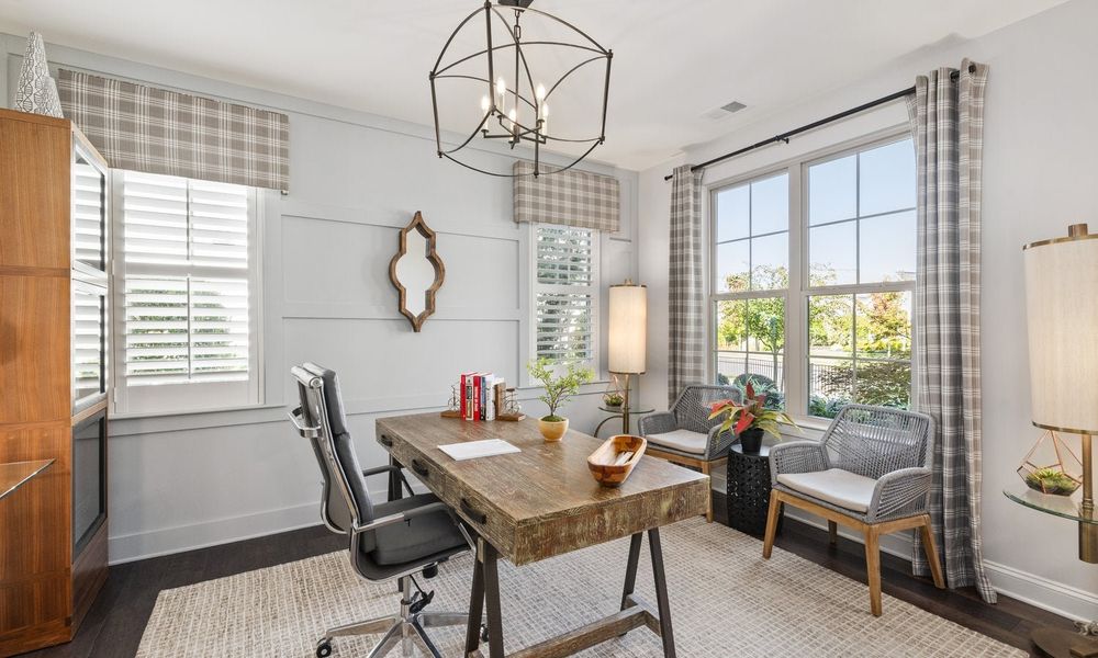 Representative furnished interior of a home built from the Tiburon II by Classica Homes in McLean - Waterfront, Clover (Image 11).