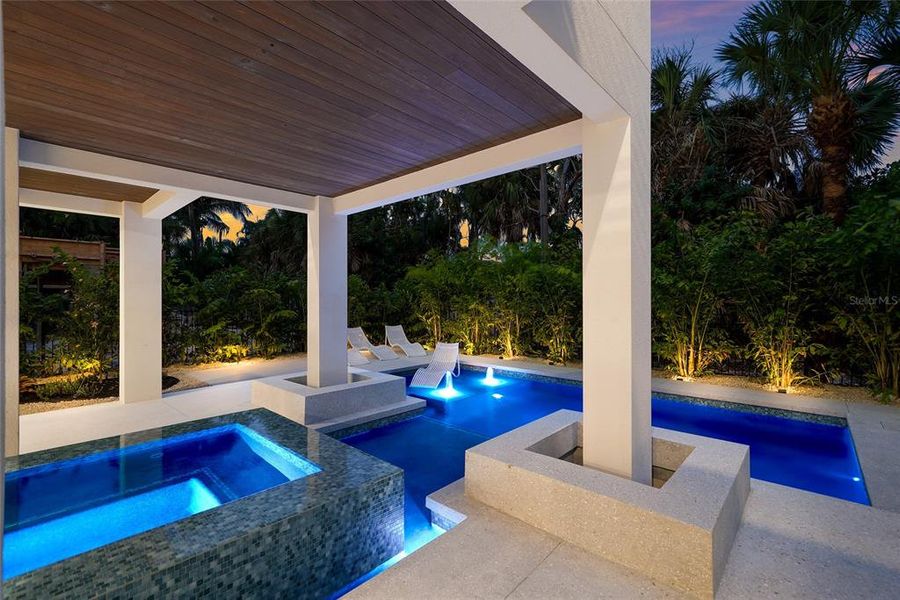 Exterior details and patio area of a home in , Sarasota (Image 22).