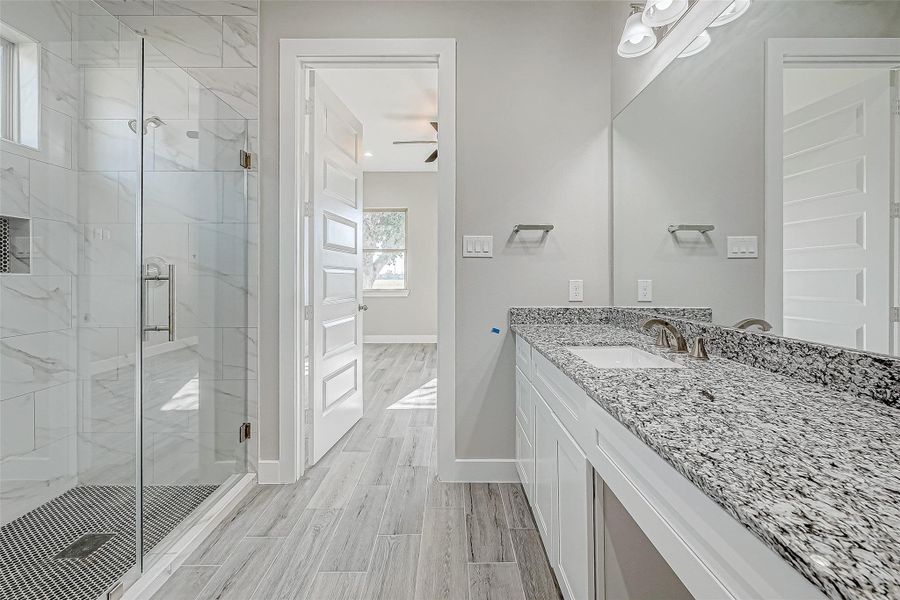 Furnished interior view inside a new home in , Needville (Image 5).