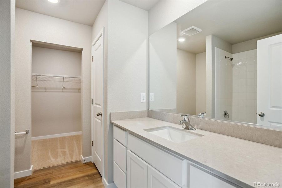 Furnished interior view inside a new home in Bennett Ranch, Bennett (Image 3).