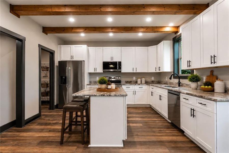 Furnished interior view inside a new home in , Ellijay (Image 33).