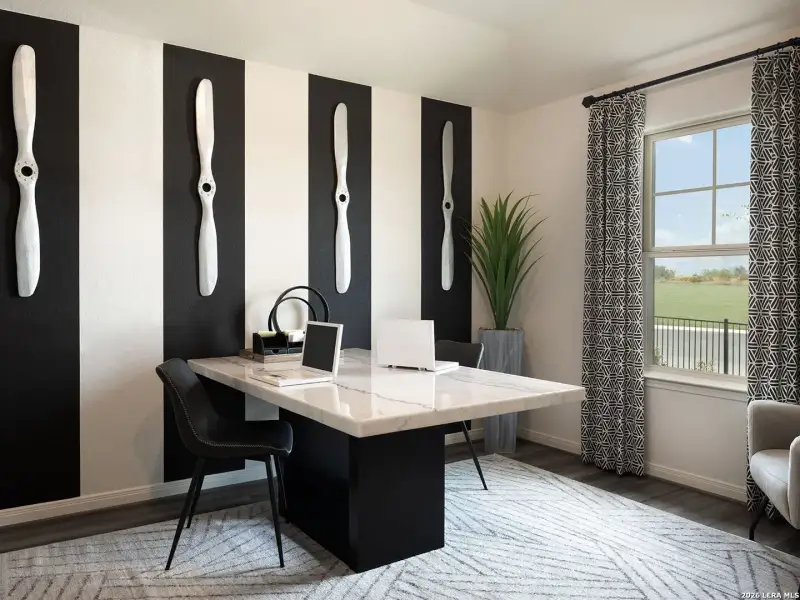 Furnished interior view inside a new home in , San Antonio (Image 6).