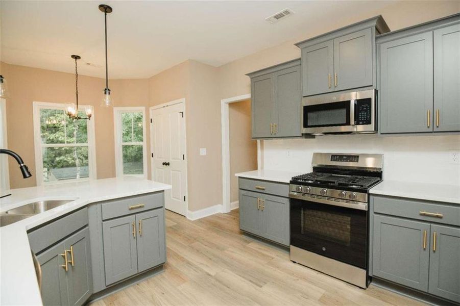 Furnished interior view inside a new home in , Douglasville (Image 35). Furnished interior view inside a new home in , Douglasville (Image 35).