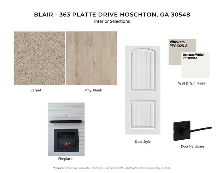 Sample of building materials used in homes in Twin Lakes, Hoschton (Image 5). Sample of building materials used in homes in Twin Lakes, Hoschton (Image 5).