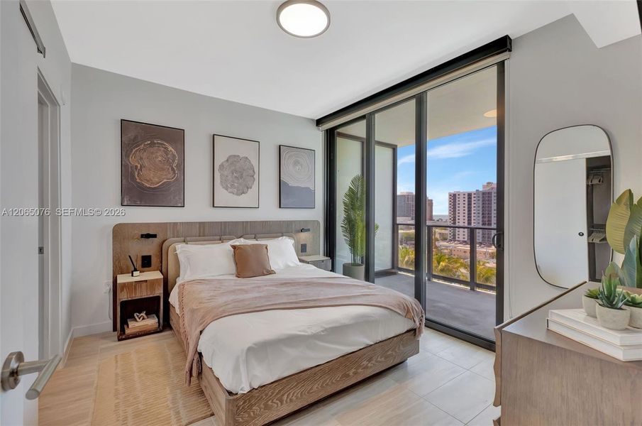Furnished interior view inside a new home in 72 Park, Miami Beach (Image 11).