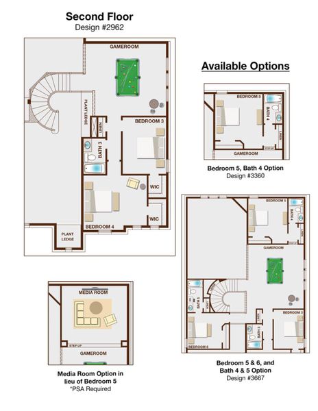 2D floor plan layout of this home in Edgewater, Fate, TX (Image 3). 2D floor plan layout of this home in Edgewater, Fate, TX (Image 3).