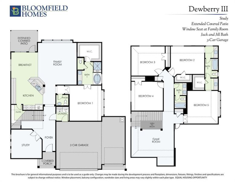 2D floor plan layout of this home in Hampton Park, Glenn Heights, TX (Image 3).