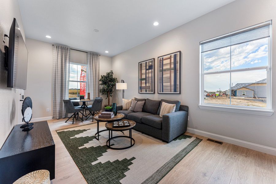 Representative furnished interior of a home built from the Ridge by Taylor Morrison in Parterre Destination Collection, Thornton (Image 19).