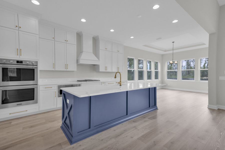 Representative furnished interior of a home built from the Avondale by Riverside Homes in Hidden Creek at SilverLeaf 80' Series, St. Augustine (Image 9).