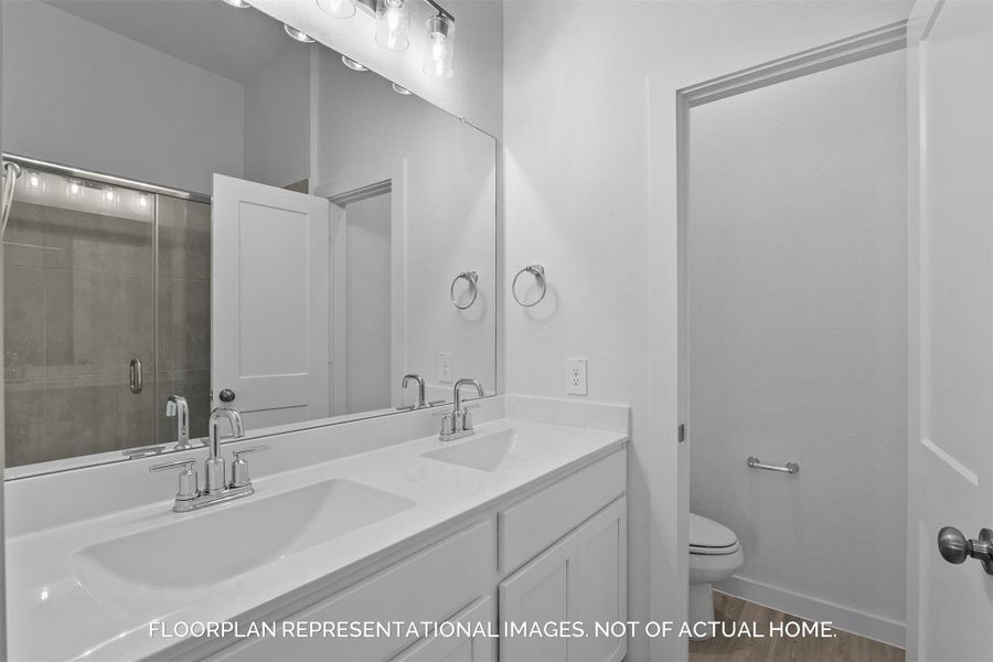 Furnished interior view inside a new home in Indian Springs, Crosby (Image 11).