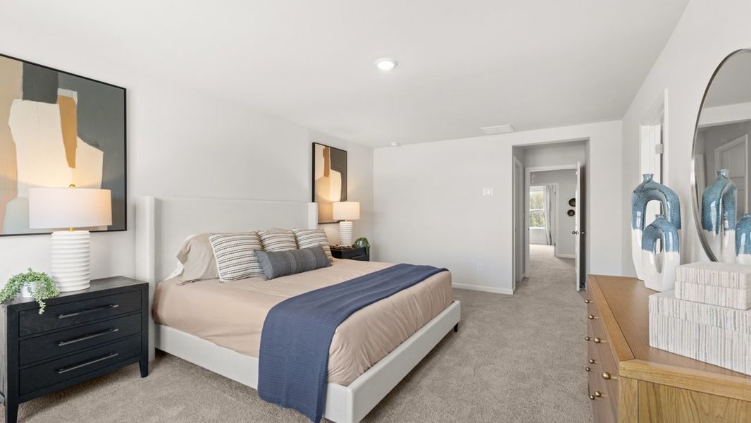 Representative furnished interior of a home built from the Salisbury by D.R. Horton in Carlton, Douglasville (Image 19).