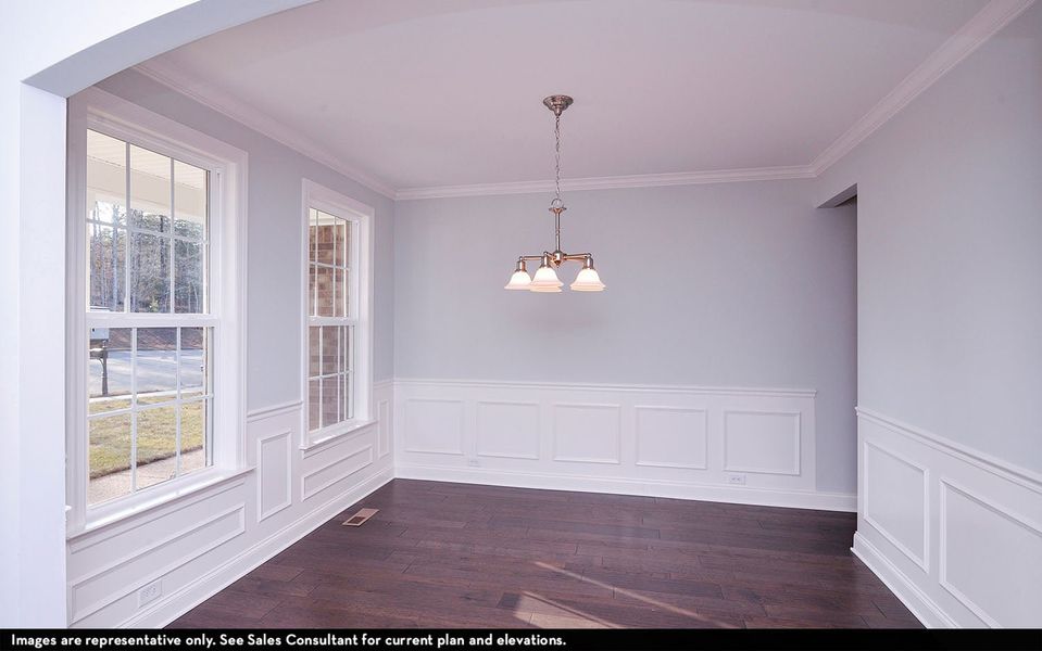 Spacious, unfurnished interior of a new home in Aden Woods, Nashville (Image 12).