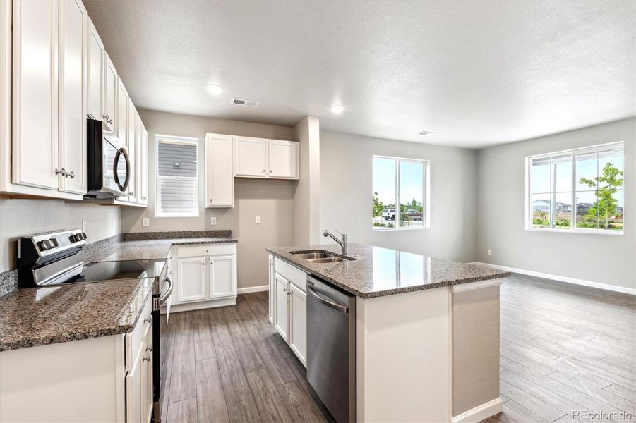 Furnished interior view inside a new home in Pintail Commons at Johnstown Village, Johnstown (Image 7).