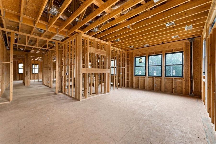 In-progress construction of a new home in , Kingston, GA (Image 25).