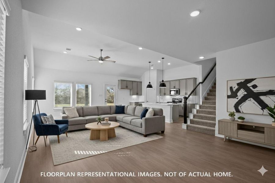 Furnished interior view inside a new home in Summerview, Fulshear (Image 8).