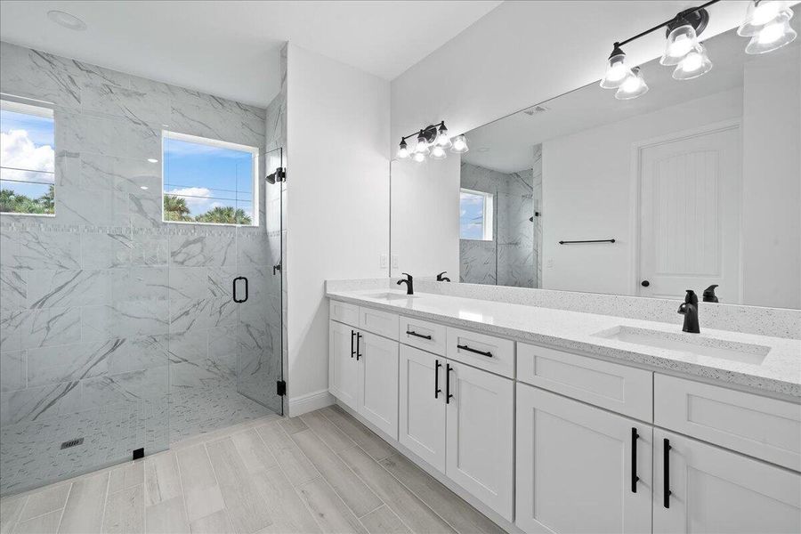 Furnished interior view inside a new home in , Fort Pierce (Image 7).