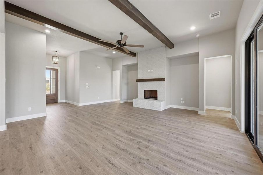 Spacious, unfurnished interior of a new home in LeTara, Haslet (Image 24).